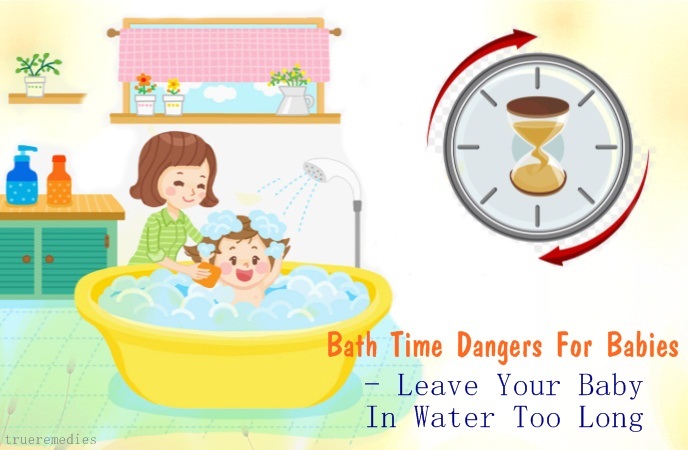 bath time dangers for babies - leave your baby in water too long