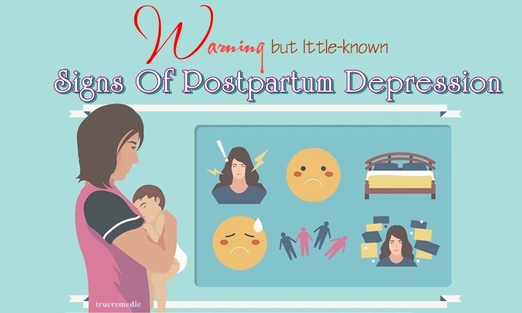 warning signs of postpartum depression