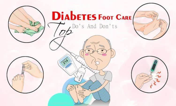 do's and don'ts for diabetes foot care