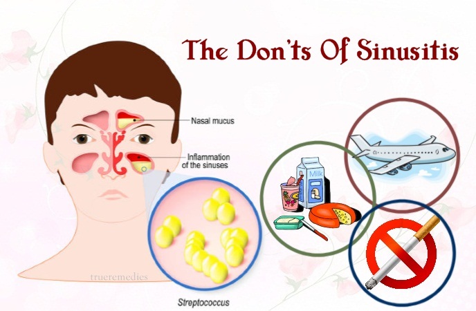 do's and don'ts of sinusitis - the don’ts