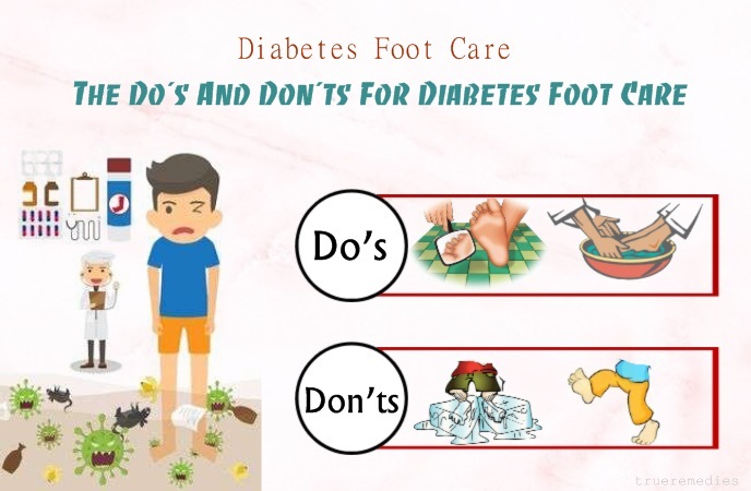 diabetes foot care - the do's and don'ts for diabetes foot care