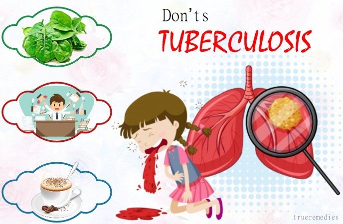 tuberculosis do’s and don’ts - don’ts