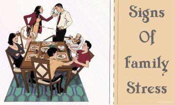warning signs of family stress